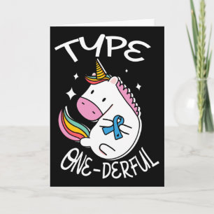 Carte Licorne Type Un-diable Pour Un Diabétique Diabète
