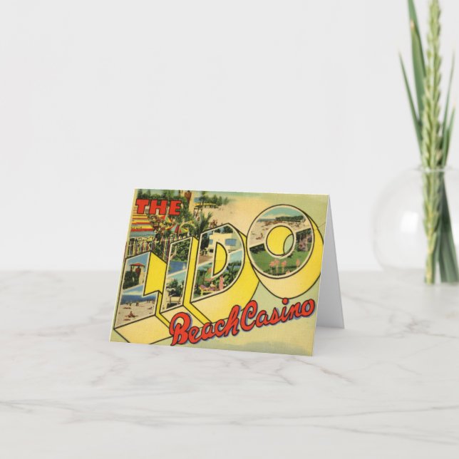 Carte Lido Key Sarasota (Devant)