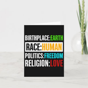 Carte Lieu de naissance Terre Race Politique humaine Lib