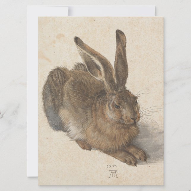 Carte Lièvre (par Albrecht Dürer) (Devant)