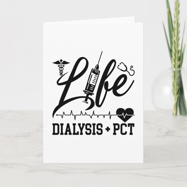 Carte Life Dialysis + PCT Dialysis Nurse Tech Technician (Devant)