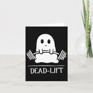 Carte Lifti de poids mort Lifti de l'Halloween Ghost Gym
