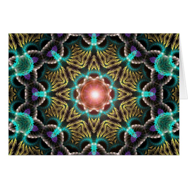 Carte LightStar FractalArt #038 (Devant horizontal)
