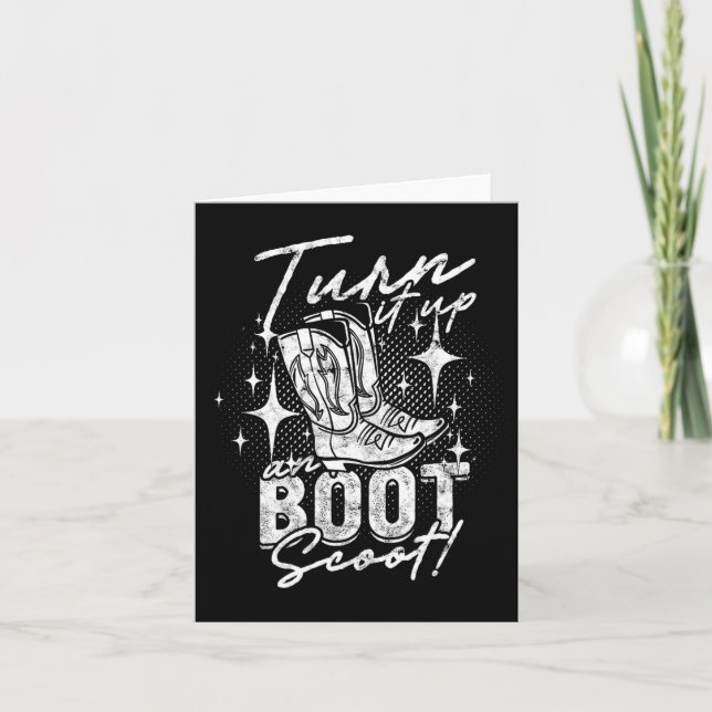 Carte Ligne Danse Monter Et Boot Scoot (Devant)