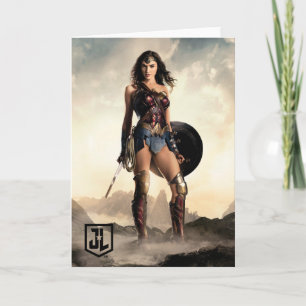 Carte Ligue de Justice   Wonder Woman Sur Le Champ De Ba