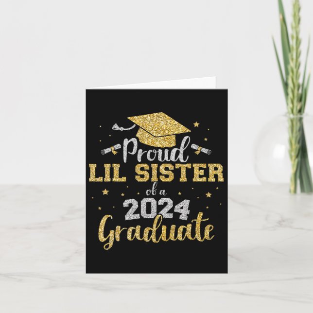 Carte Lil Sister Cl De 2024 Diplômé Supérieur (Devant)