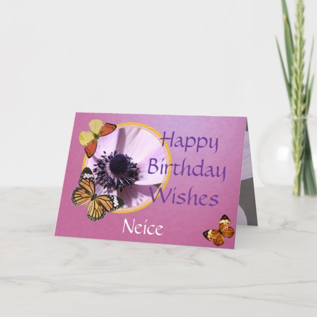 Carte Lilac Anemone (Devant)