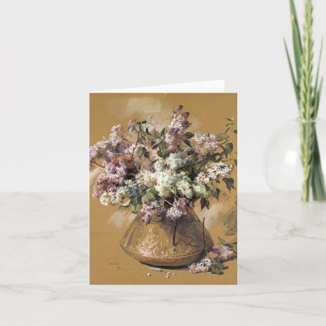 Carte Lilacs par Elizabeth Nourse (Devant)