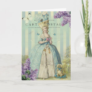 Carte Lilas au printemps, Bonne fête