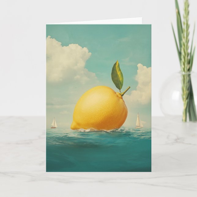Carte L'île aux citrons dans les eaux de rêve (Devant)