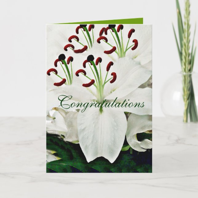 Carte Lilies Blanches_ (Devant)