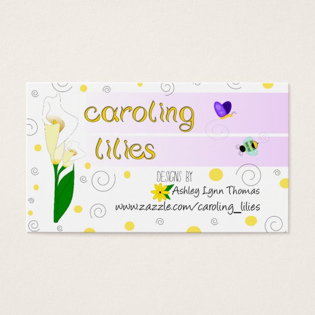 Carte Lilies de refroidissement (Devant)