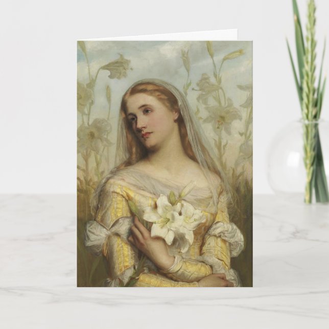 Carte Lilies par Gustav Pope (m.1895) (Devant)