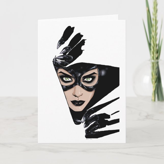 Carte L'Illustration De Catwoman The Claws Are Out Couve (Devant)