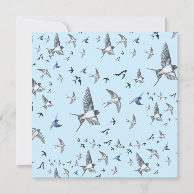 Carte L'Illustration De L'Avalière Volante (Devant)