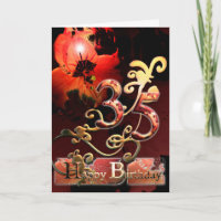 Lilly Dream flower Happy 35 Anniversaire floral