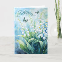Lily de la Vallée Jardin Papillons Anniversaire