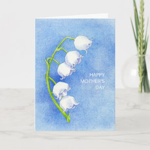 Carte Lily of the Valley Mother's Day Card