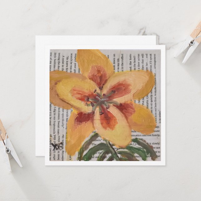 Carte Lily par script (Devant/Arrière en situation)