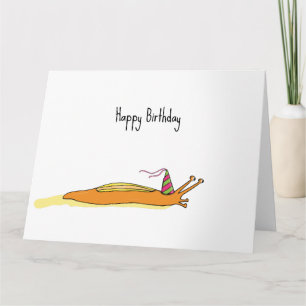 Carte Limace de fête