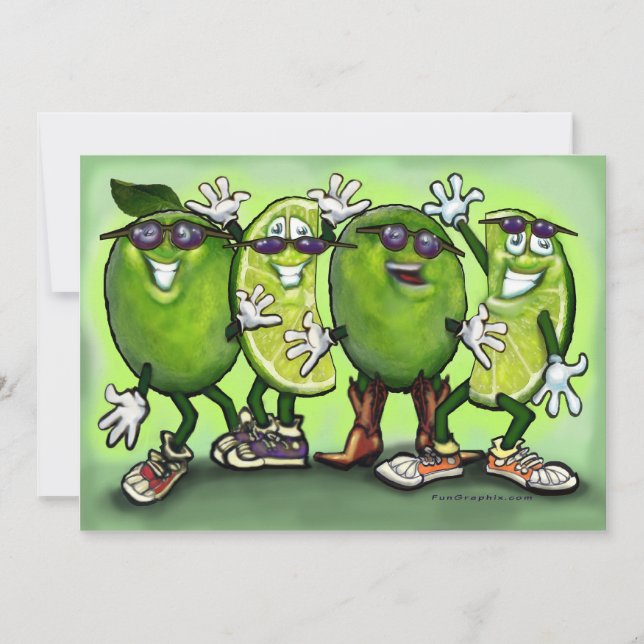 Carte Lime Party (Devant)