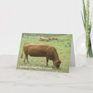 Carte Limousine étirée !