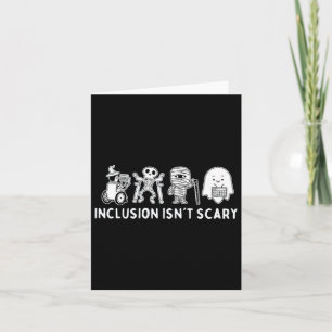 Carte L'inclusion n'est pas effrayante Professeur Squele