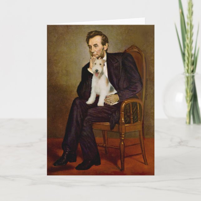 Carte Lincoln - Wire Fox Terrier #1 (Devant)