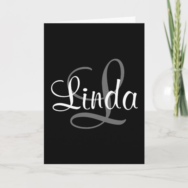 CARTE **LINDA** TU ME FAIS SOURIRE À CHAQUE MINUTE (Devant)