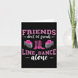 Carte Line Dance Friends Line Dance Boots Casquette Line