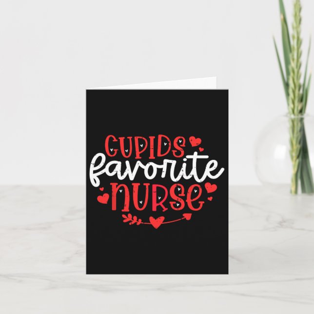 Carte L'infirmière préférée de Cupid Valentines Day Vale (Devant)