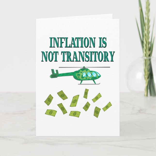Carte L'inflation n'est pas transitoire (Devant)