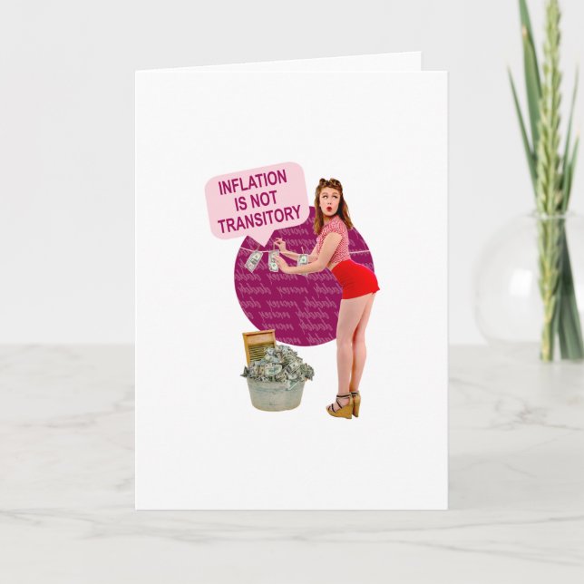 Carte L'inflation n'est pas transitoire (Devant)