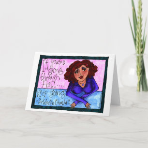 Carte L'inspiration hispanique de l'encouragement des fi