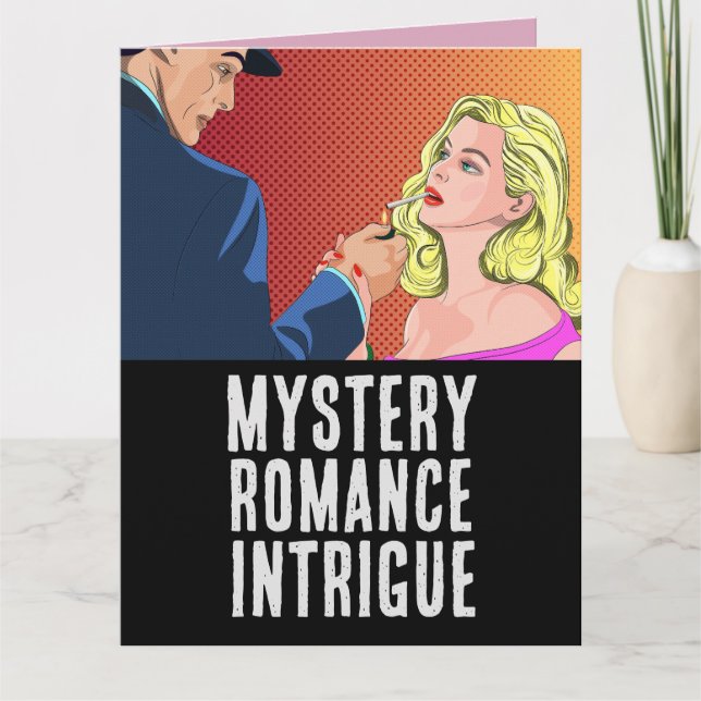 CARTE L'INTRIGUE MYSTÈRE ROMANCE DE VALENTINE ! GRANDE C (Devant)