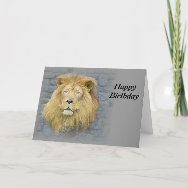 Carte lion (Devant)