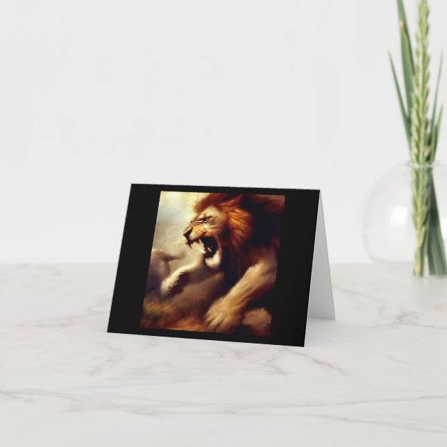 Carte Lion (2) Chat sauvage (Devant)