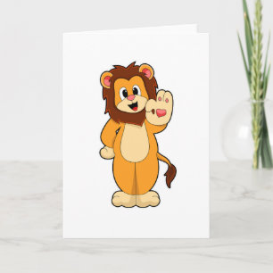 Carte Lion avec Crinière