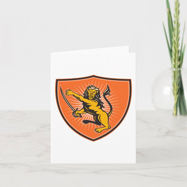 Carte Lion Avec Une Épée (Créateur téléchargé)