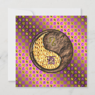 Carte Lion & Coq de Terre