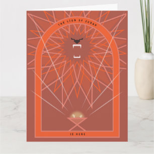 Carte Lion dans une crèche