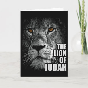 Carte Lion de Juda Jésus Foi chrétienne sur la peur Prem