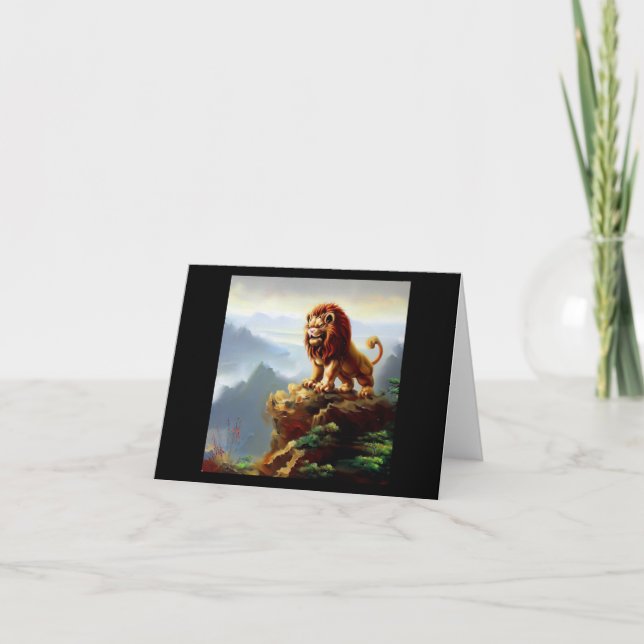 Carte Lion Foo Chinois (1) (Devant)