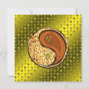 Carte Lion & Singe de Bois