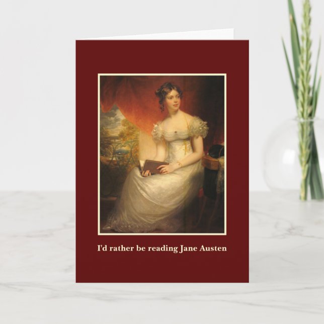 Carte Lire Jane Austen (Devant)