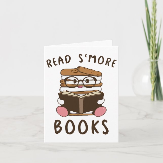 Carte Lire Les Livres De Smore Camping Lecture Livres Lo (Devant)