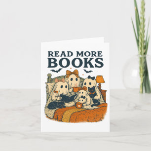 Carte Lire Plus Livres Jote Ghost Famille Halloween Homm