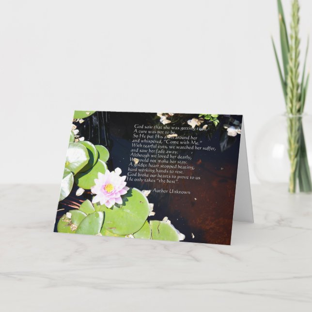 Carte Lis fatigués (Devant)