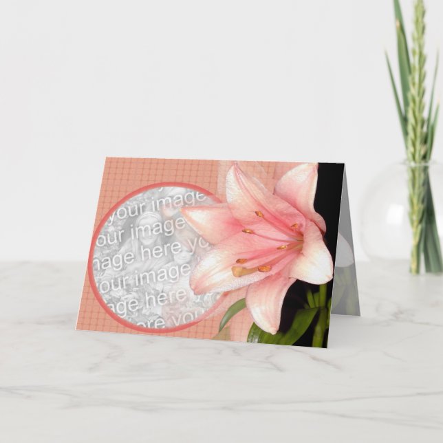 Carte Lis pour toujours  (Devant)