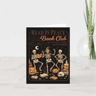 Carte Lisez Peace Book Club Lecteurs Éffrayants Hallowee